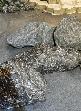 仿真石头山水造景玻璃钢泡沫假山户外庭院装饰摆件室内景观布置