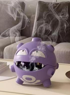 宝可梦周边创意瓦斯弹蚊香盘客厅加湿器卧室潮玩摆件托盘乔迁礼物