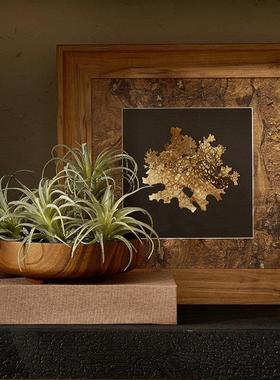 入户玄关摆件轻奢高档诧寂系列耳挂花器托 托盘艺术装饰品民宿电