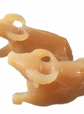 天然玉石牛摆件 黄玉卧牛生肖牛摆件 家居装饰工艺品办公室摆设