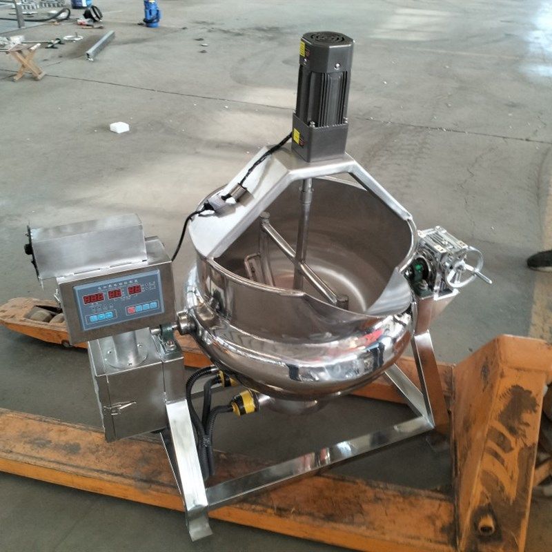 全自动小型熬膏机中草药熬制夹层锅熬梨膏枇杷膏馅料炒料机商用,淘宝优惠券,粉丝福利购,淘宝优惠卷