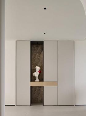 红色吹泡泡女孩雕像头像北欧女神法式玄关摆件软装饰艺术抽象雕塑