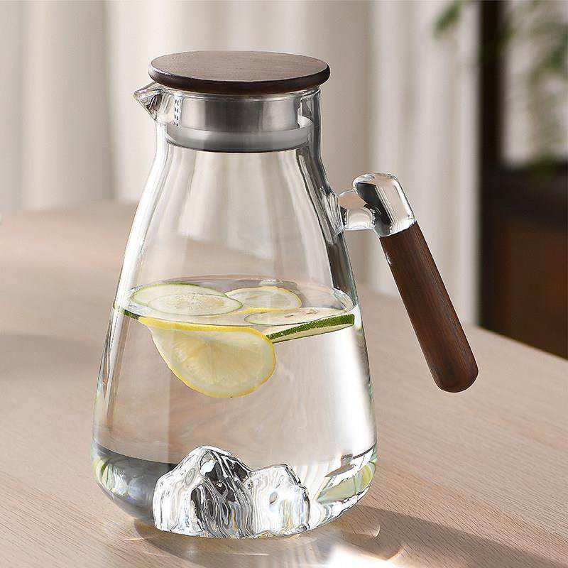 夏季冷水壶凉杯耐高温家用凉白开 水壶玻璃茶壶泡茶大容量冷泡冷,淘宝优惠券,粉丝福利购,淘宝优惠卷