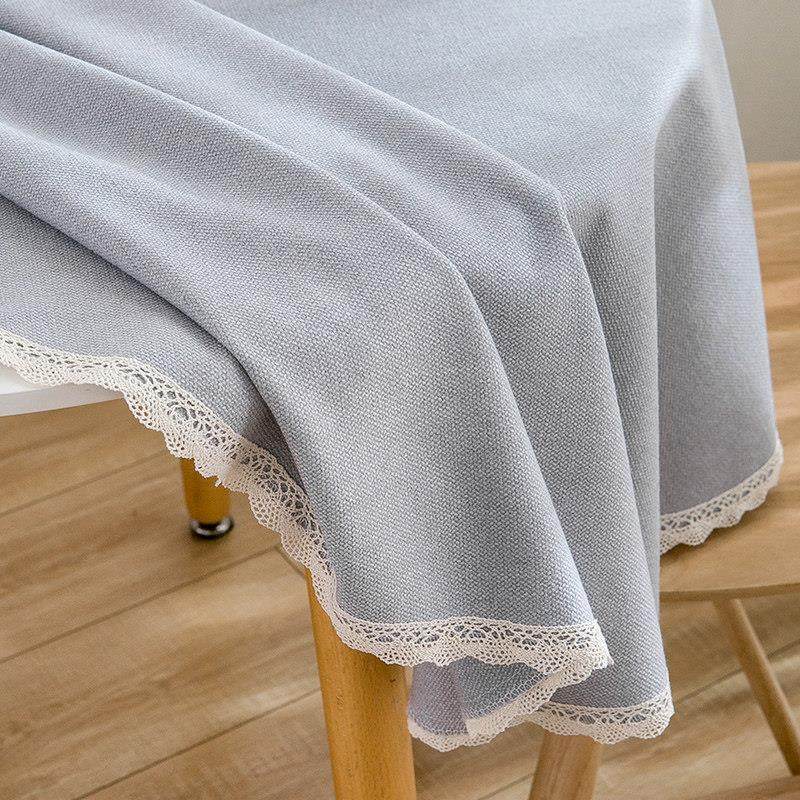 纯色棉麻布艺圆形桌布加厚大圆桌台布现代简约餐桌布茶几盖巾净色,淘宝优惠券,粉丝福利购,淘宝优惠卷