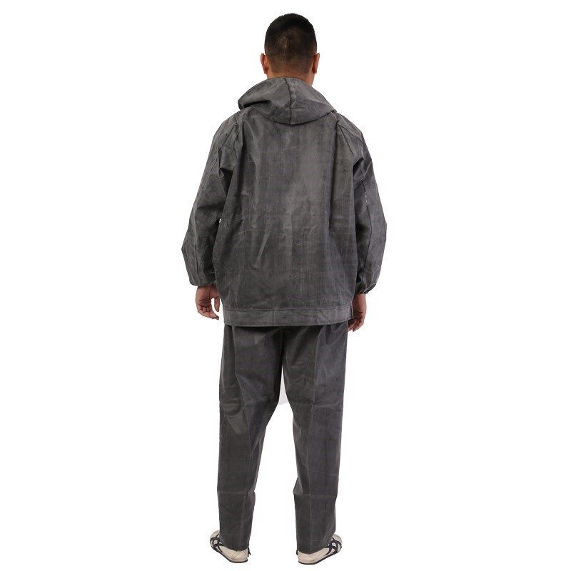 劳保帆布衣雨加厚层帆布耐磨防刮雨衣雨裤装分体式工地抗洪,淘宝优惠券,粉丝福利购,淘宝优惠卷