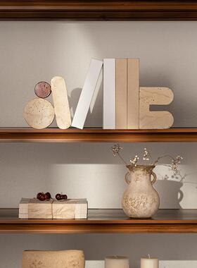 Wabi-Sabi风格小众电视柜装饰民宿中世纪风格酒柜书柜设计师与软