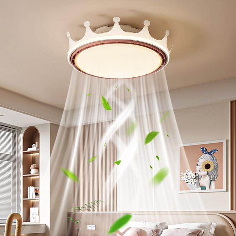 2025年新款无叶吊扇灯儿童房led护眼卧室隐形吸顶主卧一体吊扇灯,淘宝优惠券,粉丝福利购,淘宝优惠卷
