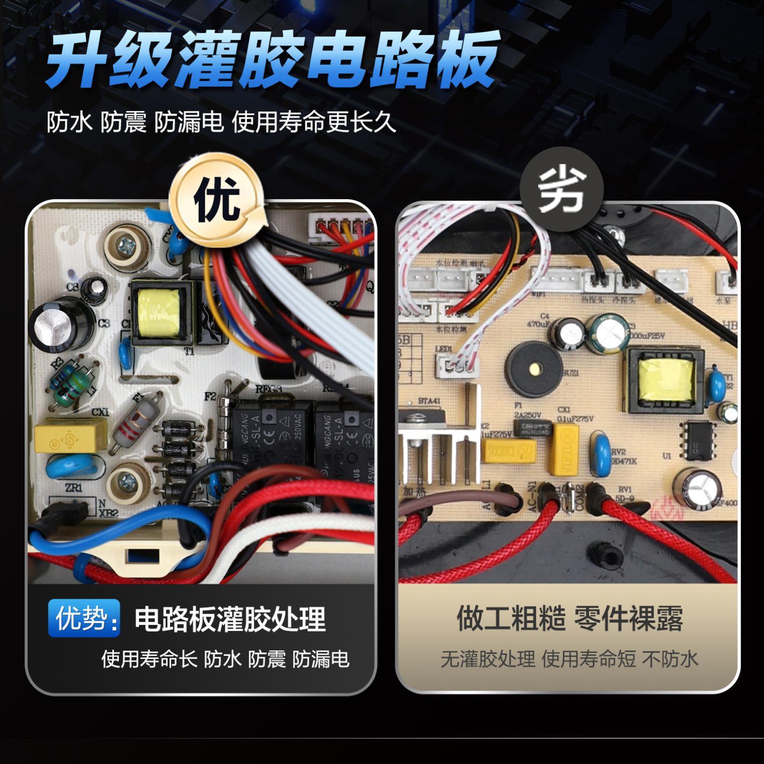 GOXG壁挂管线机无水箱接桶装水自吸餐边柜速热即热饮水机茶吧机 - 图0