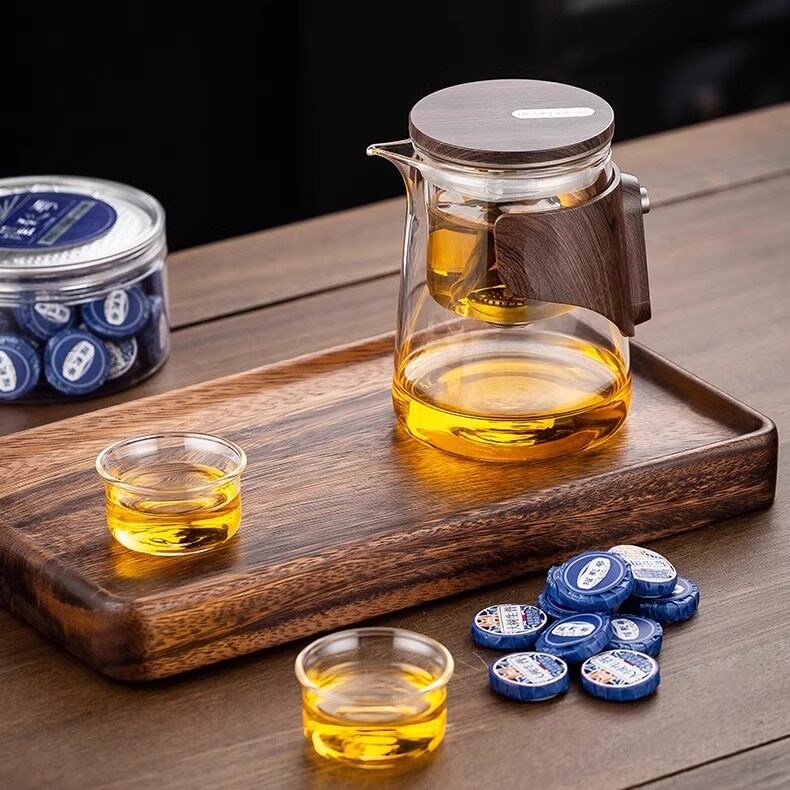 Top pot elegant cup portable travel tea set