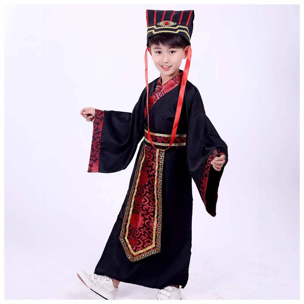 儿童三国演义演出服春秋汉服男童课本剧古装服装诸葛亮曹操鲁肃男,淘宝优惠券,粉丝福利购,淘宝优惠卷