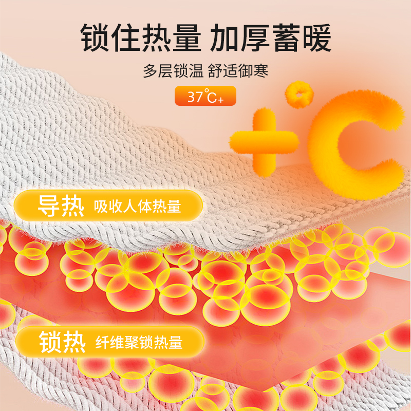 雅鹿保暖内衣女士加厚加绒秋衣套装内穿单件上衣打底衫冬季抗寒
