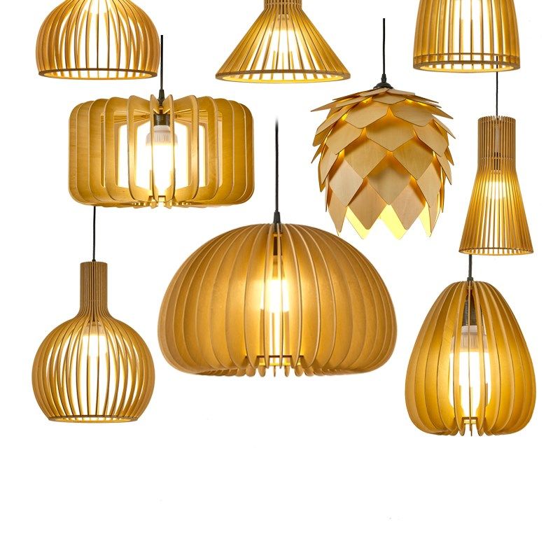 原木吊灯中式餐厅客厅实木吊灯创意鸟笼饭店木艺吊灯日式木质灯具,淘宝优惠券,粉丝福利购,淘宝优惠卷