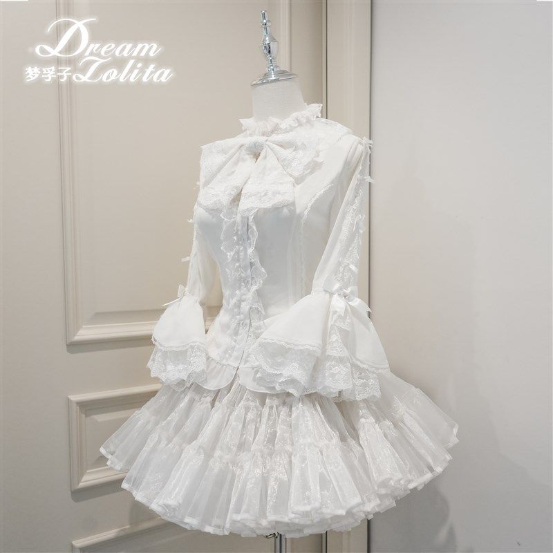 【梦乐园】夏日doll感雪纺半袖百搭Lolita内搭衬衫,淘宝优惠券,粉丝福利购,淘宝优惠卷