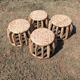 Drum stool bamboo stool low stool bamboo products ethnic minority traditional handicrafts