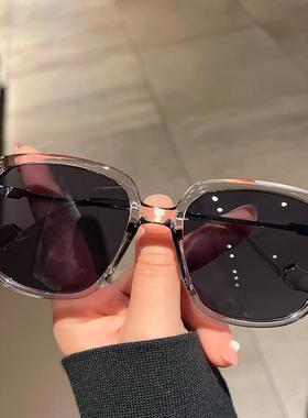 推荐复古方形清新黑色大框