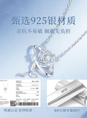 小王子的玫瑰花项链女