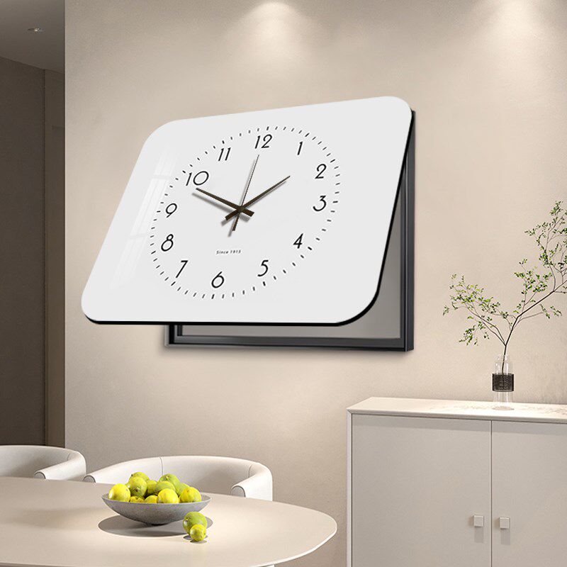 现代简约电表箱装饰画带钟表多功能遮挡配电箱挂钟盒2024新款挂画,淘宝优惠券,粉丝福利购,淘宝优惠卷