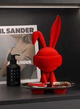 入户玄关收纳电视柜酒柜装饰品花瓶摆件客厅2025新款高档乔迁礼物