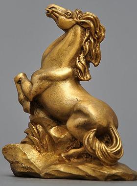 黄铜十二生肖摆件12生肖鼠牛虎兔龙蛇马羊猴鸡狗猪铜工艺礼品摆饰