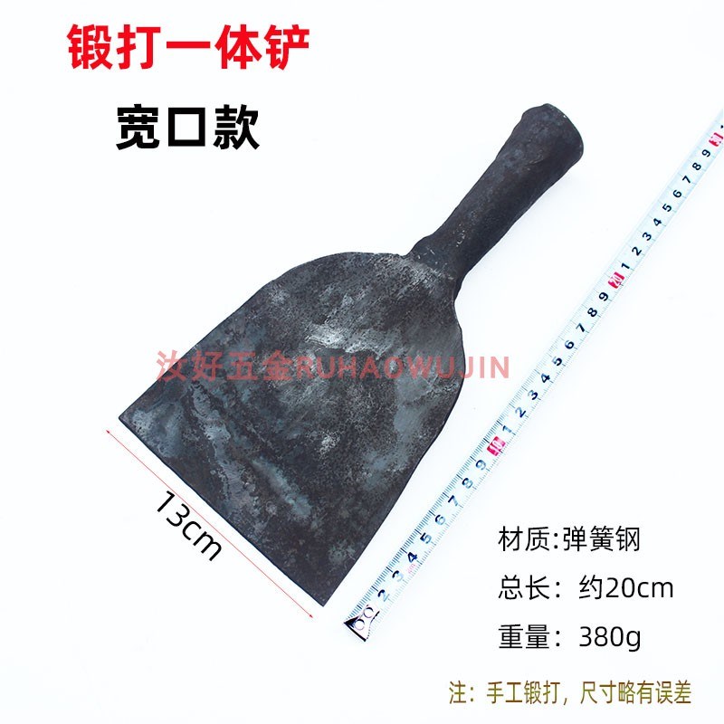 包邮手工锻打铲刀铲墙皮树皮水泥刮刀腻子粉装修清洁弹簧钢铲子 - 图2