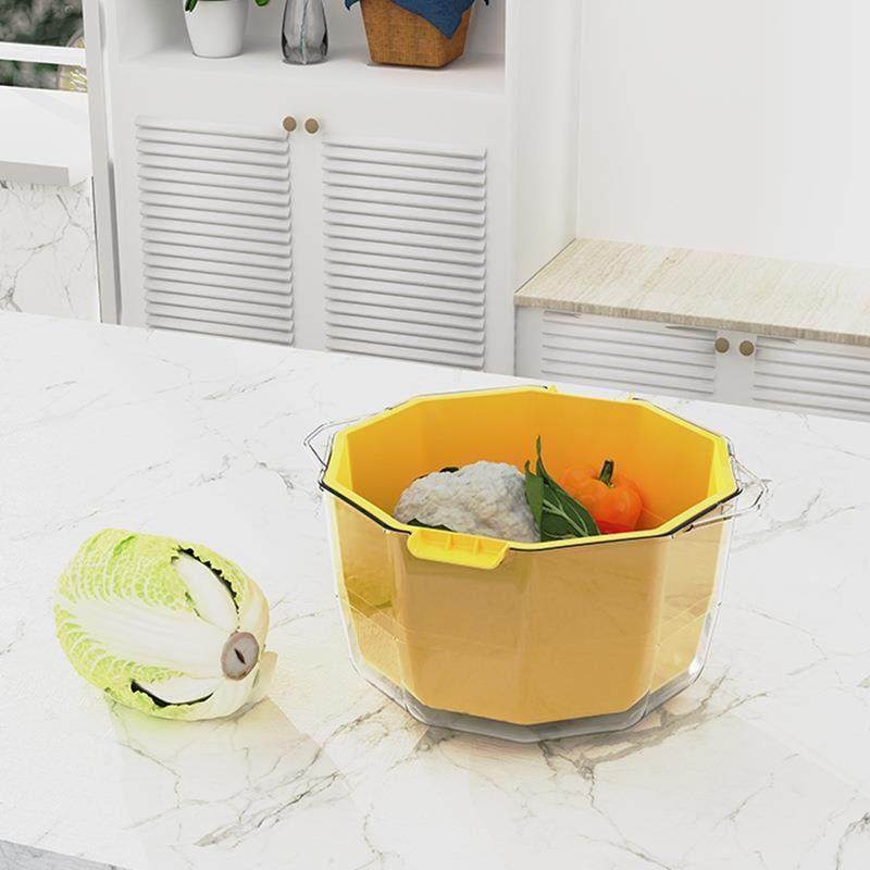 双层加厚塑料洗菜盆沥水篮子厨房客厅多功能家用水果盘洗水果菜篮,淘宝优惠券,粉丝福利购,淘宝优惠卷