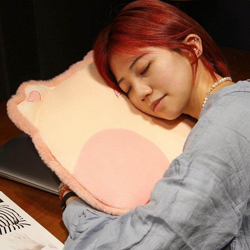 可爱抱枕被子两用二合一午休汽车折叠车用枕头办公室午睡毯子靠枕,淘宝优惠券,粉丝福利购,淘宝优惠卷