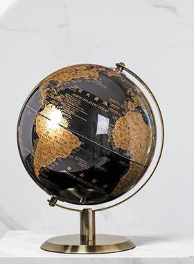 家居摆件地球仪玄关办公室桌面摆设书房办公桌酒柜现代家居装饰品