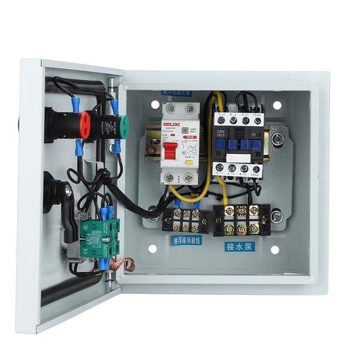 浮球水位控制箱潜水泵深水井排污泵集水渠手动自动单相电机控制柜 - 图3