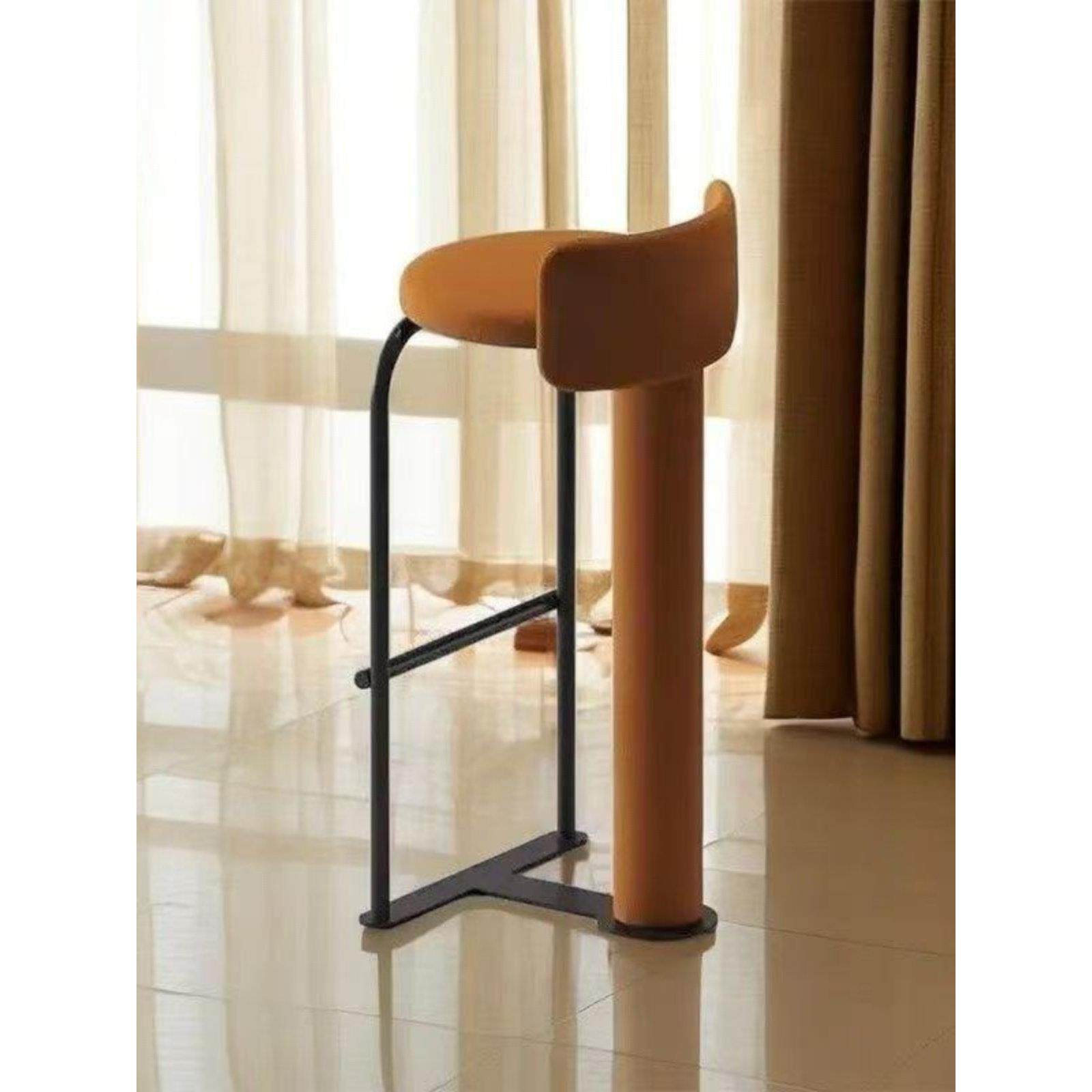 北欧金属吧台椅实木高脚凳轻奢咖啡厅设计师简约创意前台酒吧椅,淘宝优惠券,粉丝福利购,淘宝优惠卷