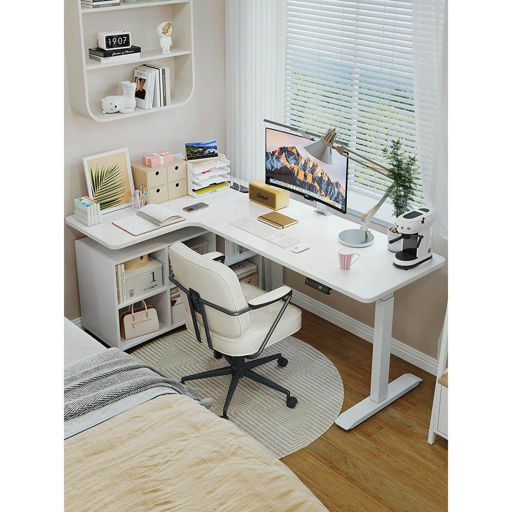 转角桌书柜综合桌l型电脑桌电子竞技桌家居智能实木电动升降桌,淘宝优惠券,粉丝福利购,淘宝优惠卷