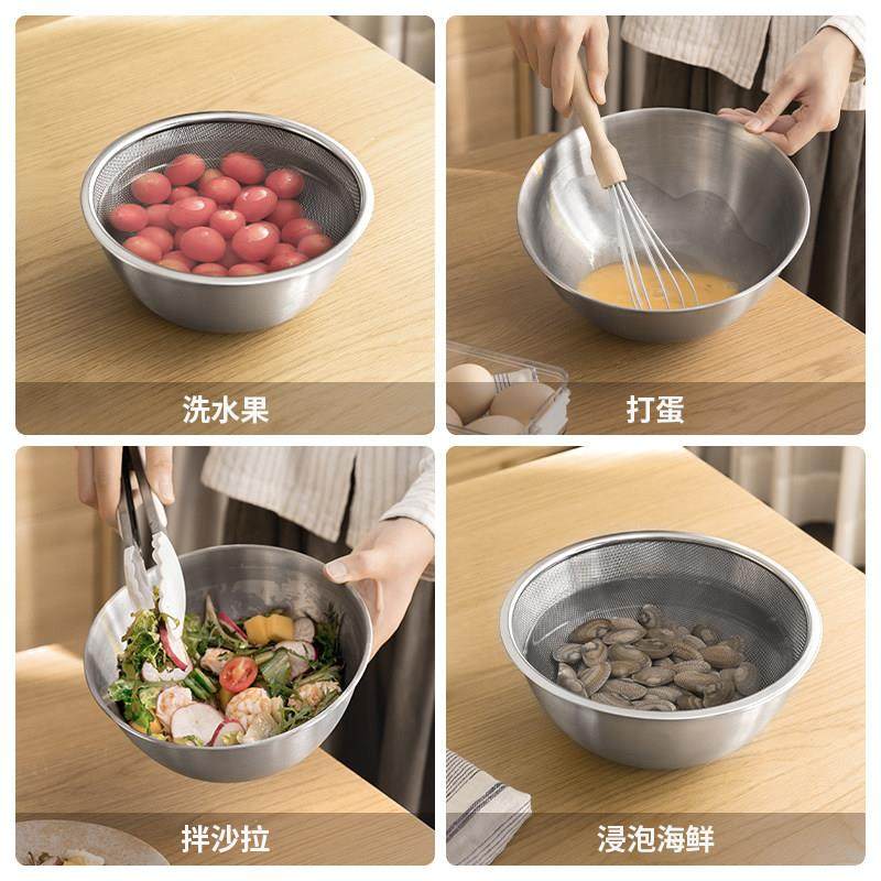 懒角落洗菜盆家用厨房不锈钢沥水篮洗米筛淘米盆双层洗菜洗水果盆,淘宝优惠券,粉丝福利购,淘宝优惠卷