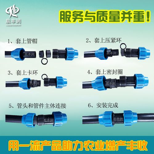 快速连接变径直接管件 pe pvc水管异径接头 滴灌配件 全新外接件 - 图1