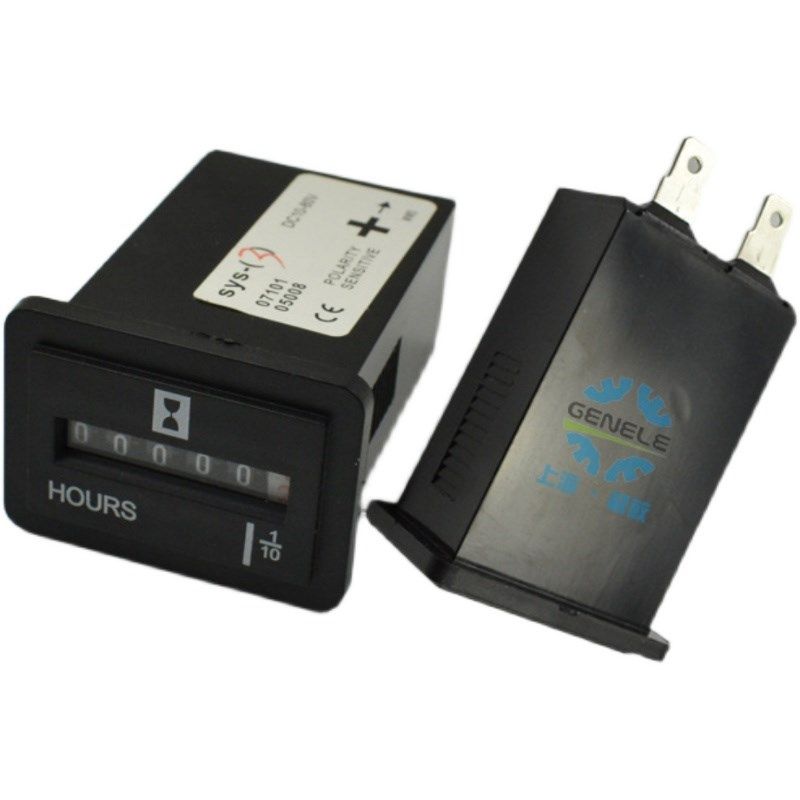 12V工业计时器机械式累时器柴油机发电机时间自动累加器计时表24V,淘宝优惠券,粉丝福利购,淘宝优惠卷