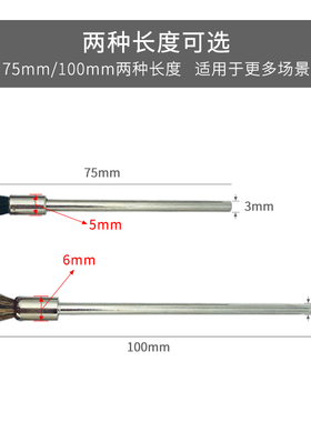 钢丝刷笔刷工业用加长柄钢刷子清洁刷尼龙铜丝刀刷除锈打磨钢丝轮