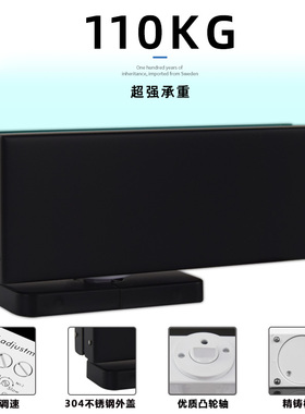 免挖坑玻璃门地弹簧明装90度定位免开槽隐藏式地轴无框玻璃门五金