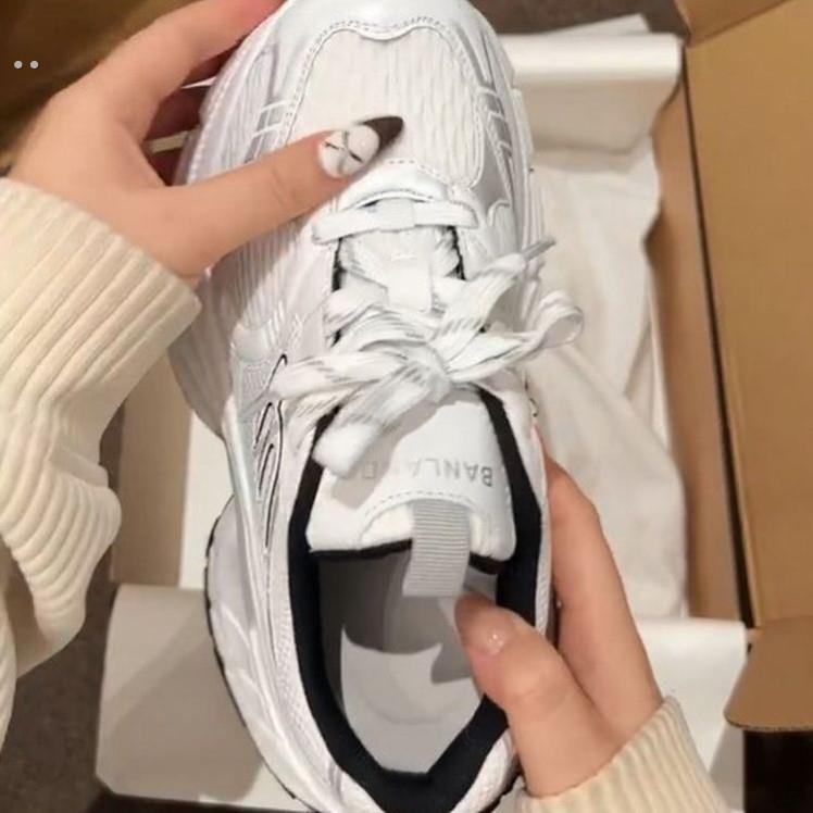 老爹鞋子女高颜值超厚底防滑休闲女鞋2024夏秋季轻便软底运动鞋女 - 图0