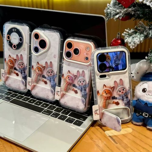 邦奥鸣兔狐狸适用于荣耀500pro手机壳400/300PRO荣耀100/90/80GTx70i保护套Magic8/7/6play9T畅玩70plus6狐尾 - 图3