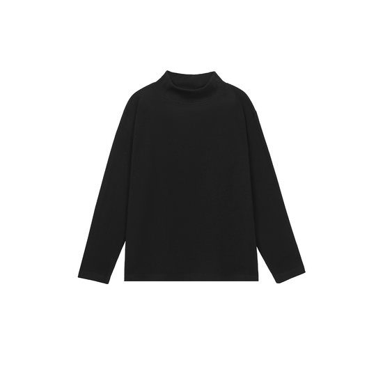 Just Ordinary Half Turtle Neck Long Sleeve T-shirt