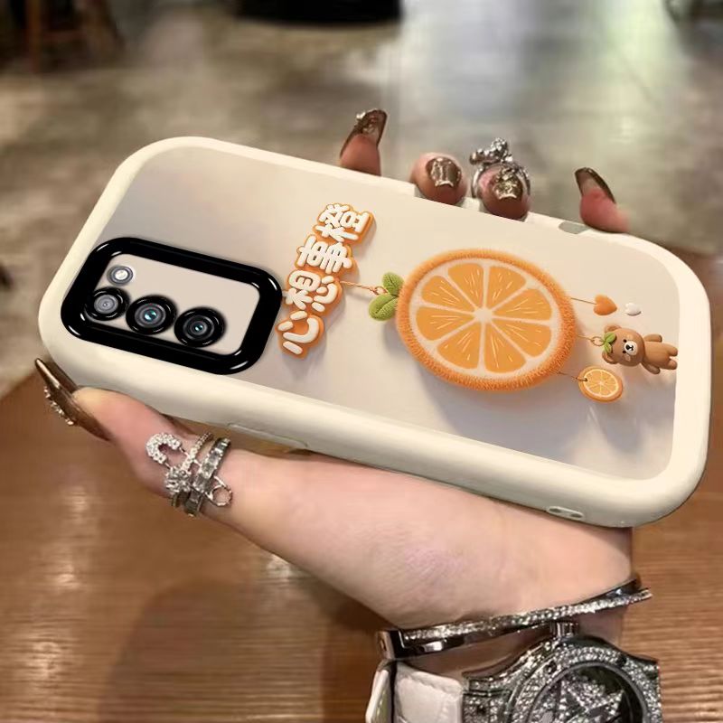 适用华为荣耀x10手机壳文字tel-anoo软硅胶honorx10保护套5g全包边防摔tel一an00a个性创意荣誉叉十卡通女款 - 图3