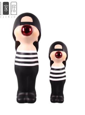 轻奢抽象握手人物雕塑树脂摆件样板房售楼处客厅创意装饰艺术饰品