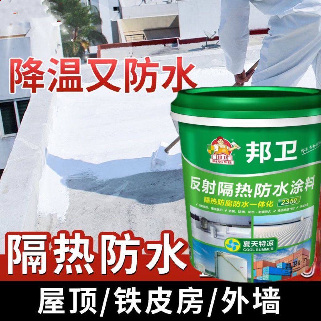 邦卫楼顶防水隔热漆 水泥彩钢屋面屋顶铁皮厂房隔热涂料户外防晒,淘宝优惠券,粉丝福利购,淘宝优惠卷