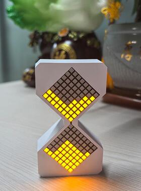 解压电子沙漏计时器学生学习专用漏斗流沙倒计时发光重力感应沙漏