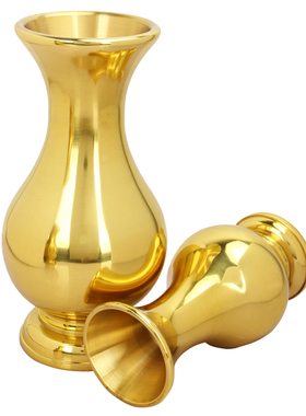 铜花瓶摆件 铜光身花瓶 佛字花瓶摆件 花瓶摆件