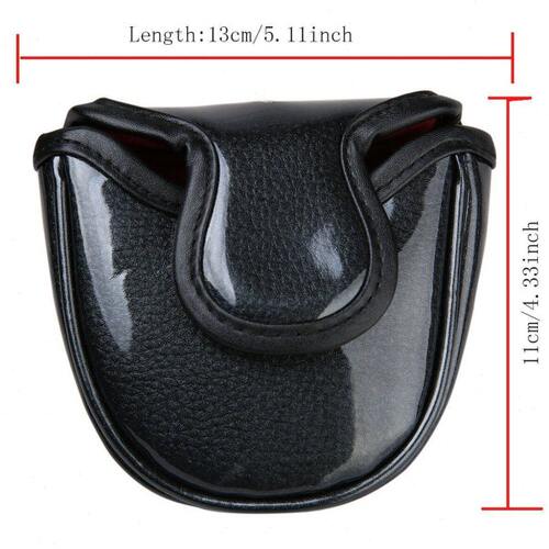 尔夫推杆套亮面骷髅头半圆球杆套Mallet putter cover杆头套 - 图2