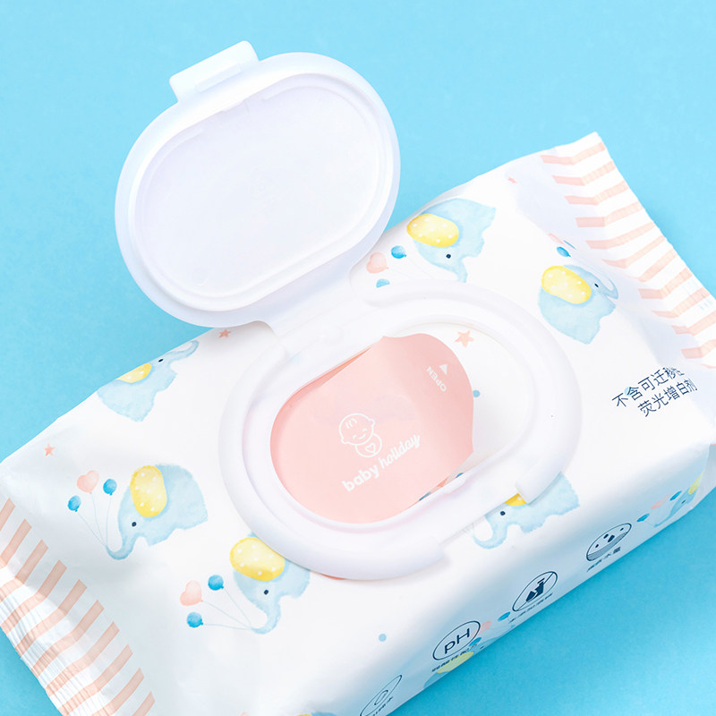 名创优品Baby Holiday婴儿加厚纯水柔湿巾专用幼儿童手口清洁,淘宝优惠券,粉丝福利购,淘宝优惠卷