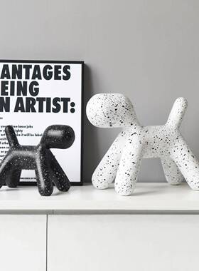 北欧术代抽象创意艺软装饰品样板房现间客厅玄书关N070101柜架桌