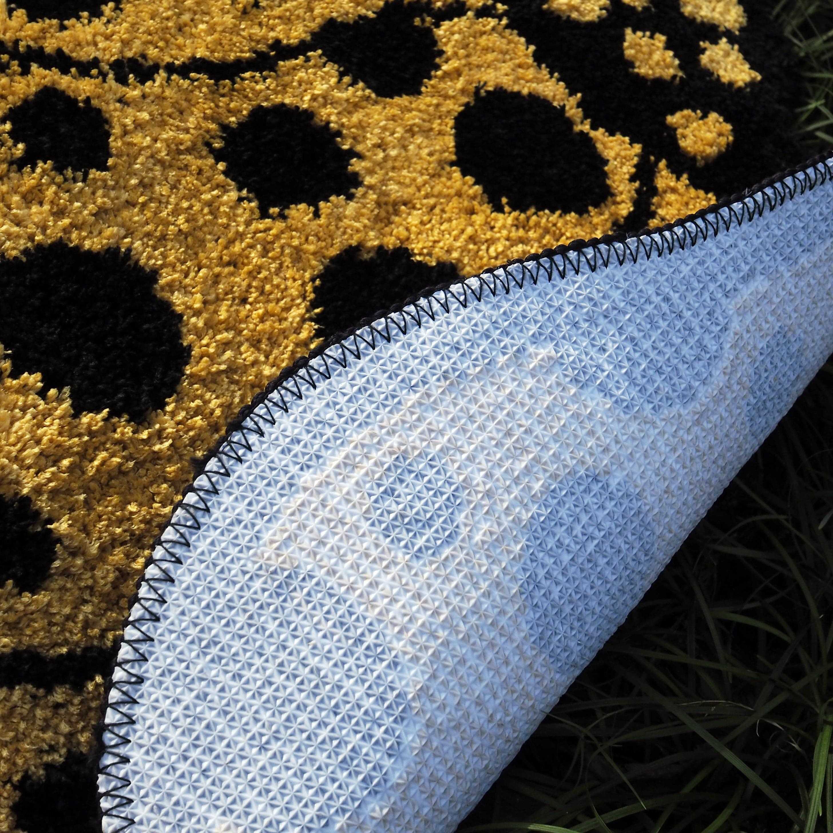 原创设计绒ALR草间弥生南瓜艺术植异形地垫i厅n地s现代卧室客茶几 - 图2