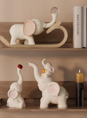 大件象摆高级感柜姹寂风软装居轻奢客YZ202404厅红酒装饰品乔迁新