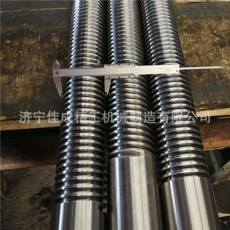 大型精密机床丝杆梯形矩形丝杠加工正反牙传动升降Tr70T80T90T100 - 图0