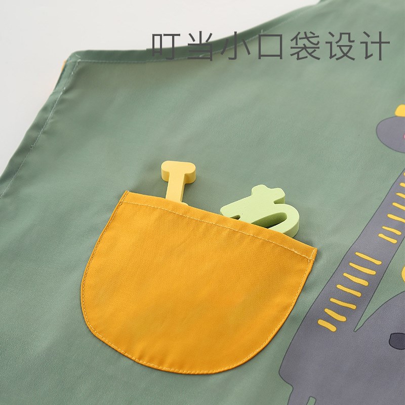 Children's smock, baby apron, waterproof bib painting, boy baby girl baby anti-dirty girl boy bib clothing painting summer